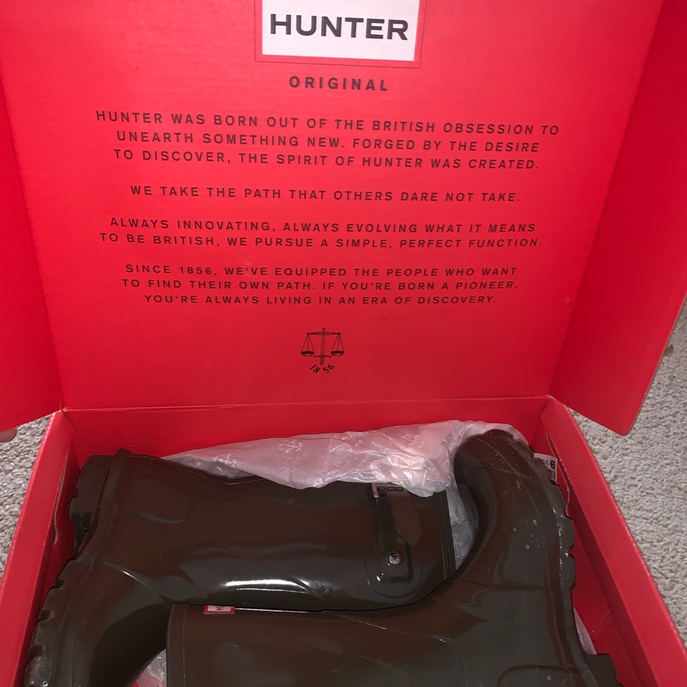 Hunter rain boots